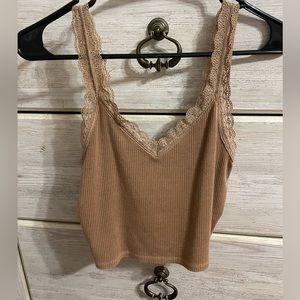American Eagle brown tank top